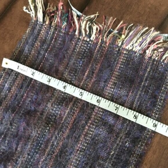 Cozy Cache Alpaca Wool Multicolour Tasseled Scarf - Picture 14 of 15
